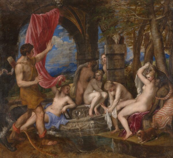 Diana und Actaeon – Tizian Tizian 70x70