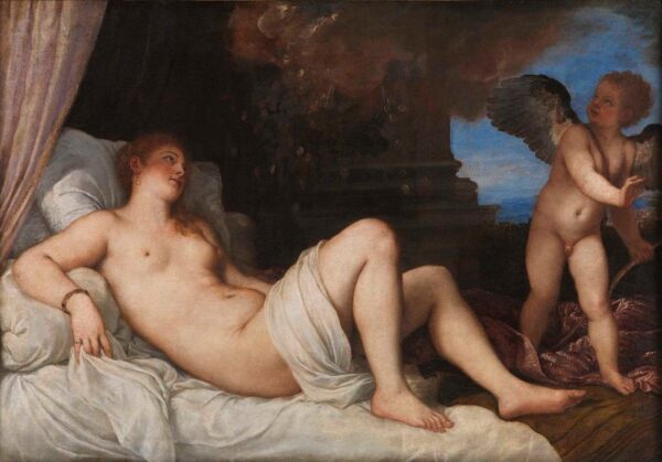 Danaë – Titian Tizian 105x70