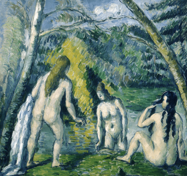 Drei Badende – Paul Cézanne Paul Cézanne 70x70