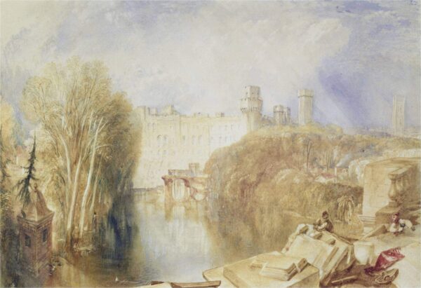 Blick auf das Schloss von Warwick – William Turner J.M.W. Turner 105x70