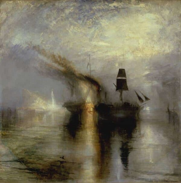 Friedliche Seebestattung – William Turner J.M.W. Turner 70x70