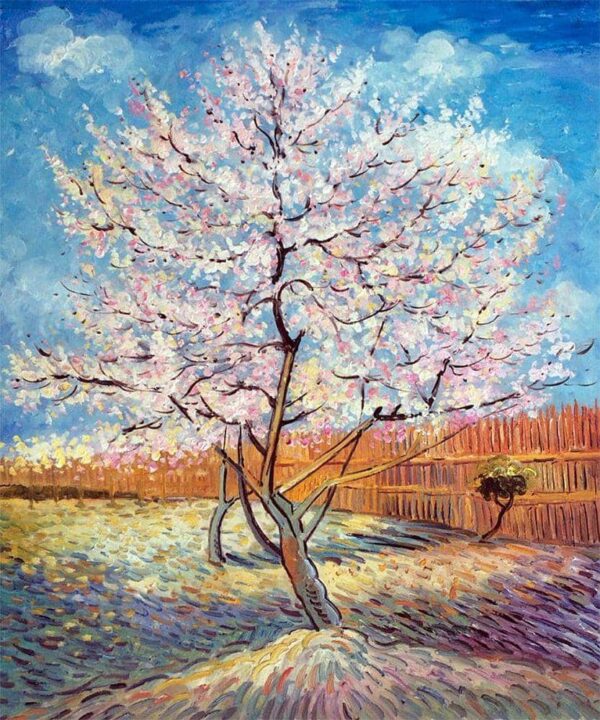 Blühender Pfirsichbaum – Van Gogh Vincent Van Gogh 70x85