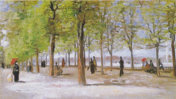 Allée zum Jardin du Luxembourg – Van Gogh Vincent Van Gogh 120x70