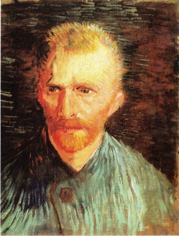 Selbstporträt Vincent Van Gogh, 1887 – Van Gogh Selbstporträts von Vincent van Gogh 70x85