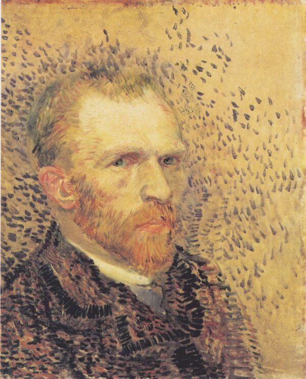 Autoporträt Vincent Van Gogh – Van Gogh Selbstporträts von Vincent van Gogh 70x85