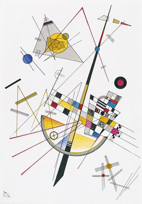 Leichte Spannung – Vassily Kandinsky Wassily Kandinsky 70x105