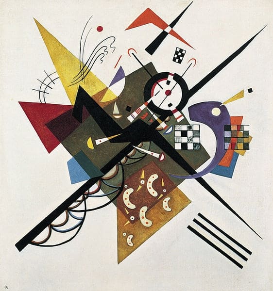 Sur blanc II – Wassily Kandinsky Wassily Kandinsky 70x70