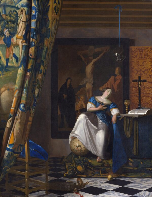 Die Allegorie des Glaubens – Johannes Vermeer Jan Vermeer 70x85