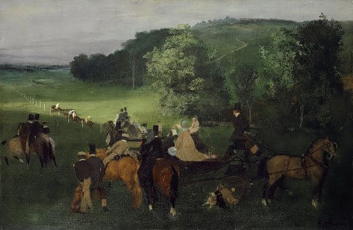 Auf der Rennbahn – Edgar Degas Edgar Degas 105x70