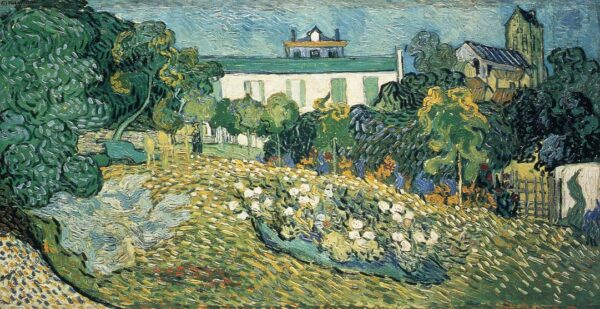 Der Garten von Daubigny 1890 – Van Gogh Vincent Van Gogh 140x70