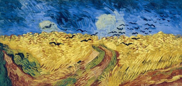 Das Weizenfeld mit Krähen – Van Gogh Beliebte Bilder 140x70