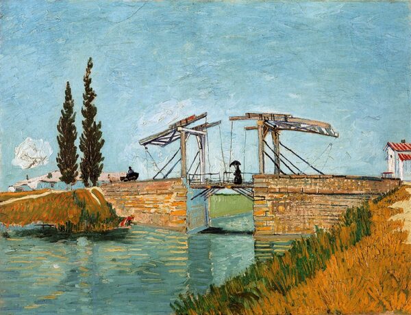 Die Brücke von Langlois in Arles – Van Gogh Vincent Van Gogh 85x75