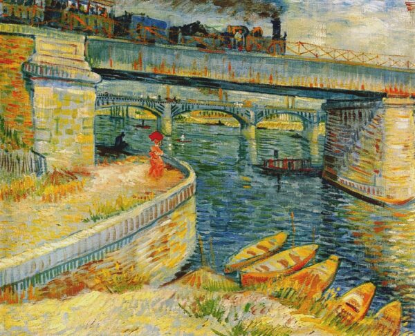 Die Brücke von Asnières – Van Gogh Vincent Van Gogh 85x75