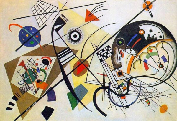 Querlinie – Vassily Kandinsky Wassily Kandinsky 105x70