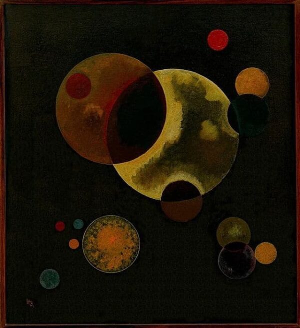 Schwere Kreise – Wassily Kandinsky Wassily Kandinsky 70x70