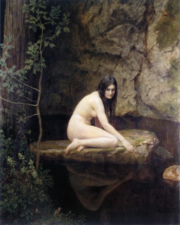 Die Wasser-Nymphe von John Collier John Collier 70x85