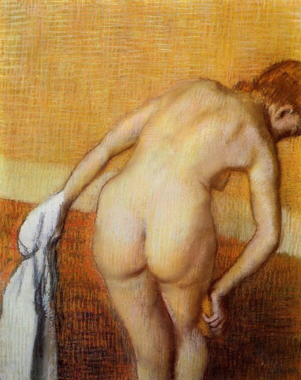 Frau beim Baden – Edgar Degas Edgar Degas 70x85