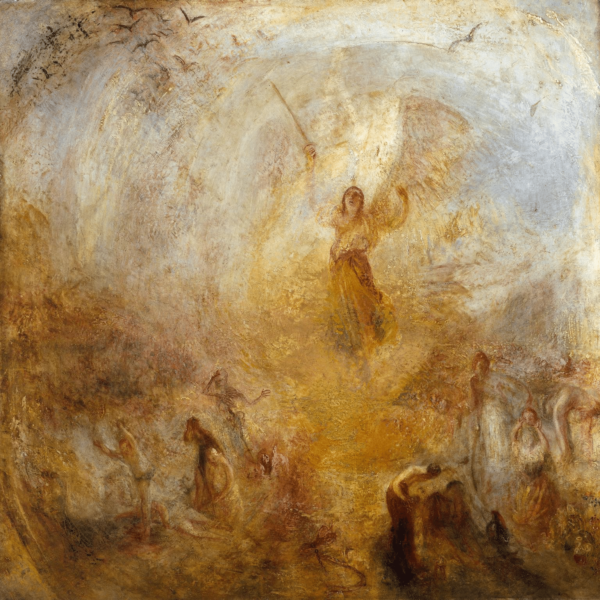 Der stehende Engel in der Sonne – William Turner J.M.W. Turner 70x70