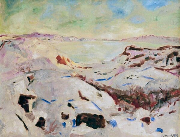 Der Winter in Kragerö – Edvard Munch Edvard Munch 85x75