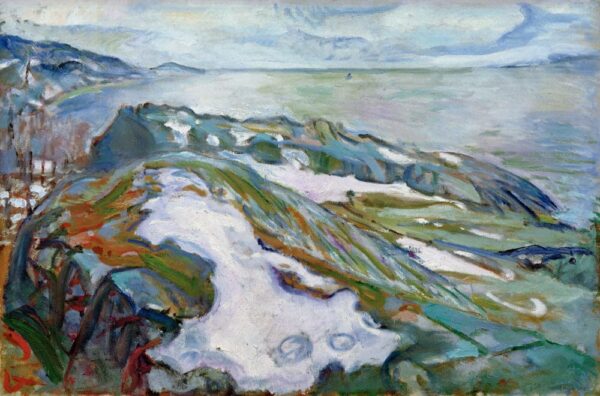 Landschaft im Winter – Edvard Munch Edvard Munch 105x70