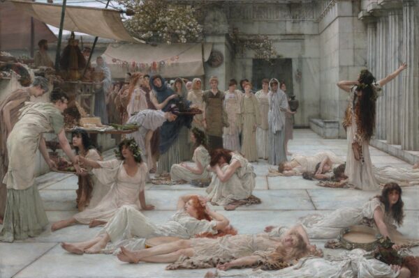 Die Frauen von Amphissa – Lawrence Alma-Tadema Lawrence Alma-Tadema