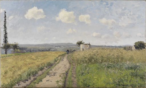 Morgen im Juni in der Nähe von Pontoise – Camille Pissarro Camille Pissarro 120x70