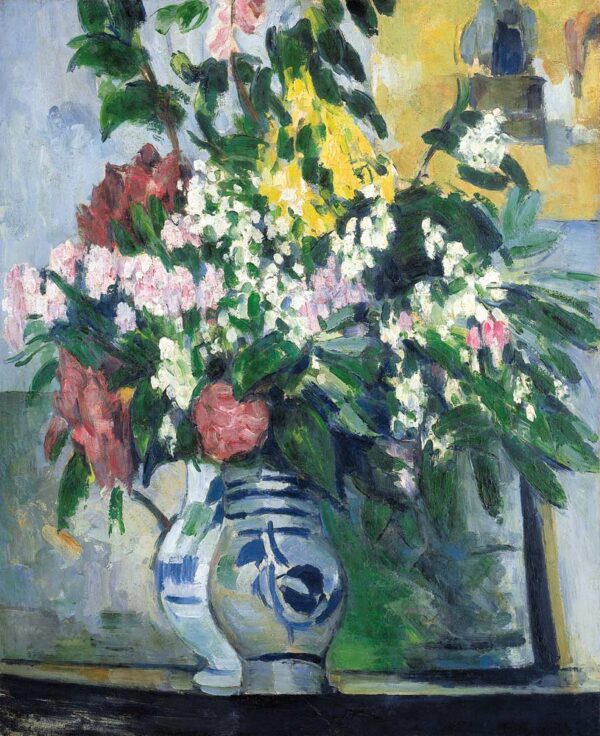 Zwei Vasen mit Blumen – Paul Cézanne Paul Cézanne 70x85