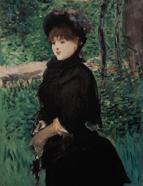 «Bei einem Spaziergang – Edouard Manet» Édouard Manet 70x85