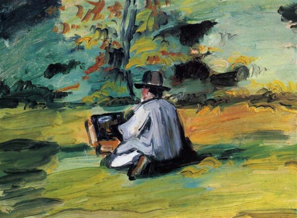 Ein Maler bei der Arbeit – Paul Cézanne Paul Cézanne 105x70