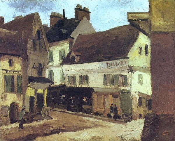 Platz in La Roche-Guyon – Camille Pissarro Camille Pissarro 85x75