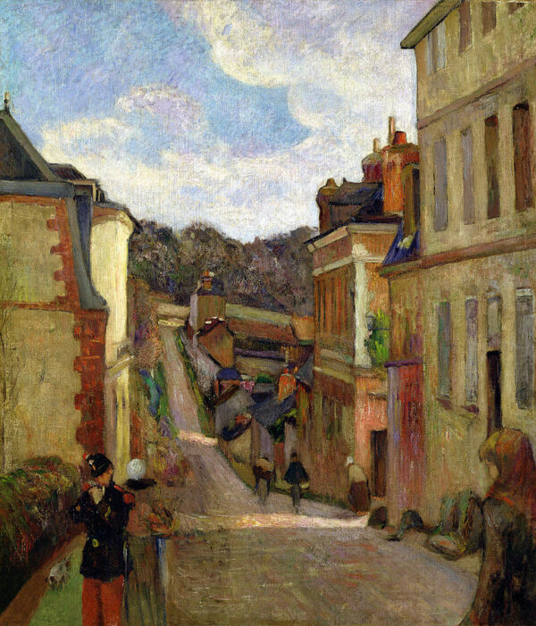 Eine Vorstadstraße – Paul Gauguin Paul Gauguin 70x85