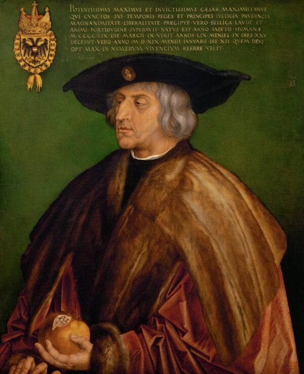 Maximilian I., Porträt – Albrecht Dürer Albrecht Dürer 70x85