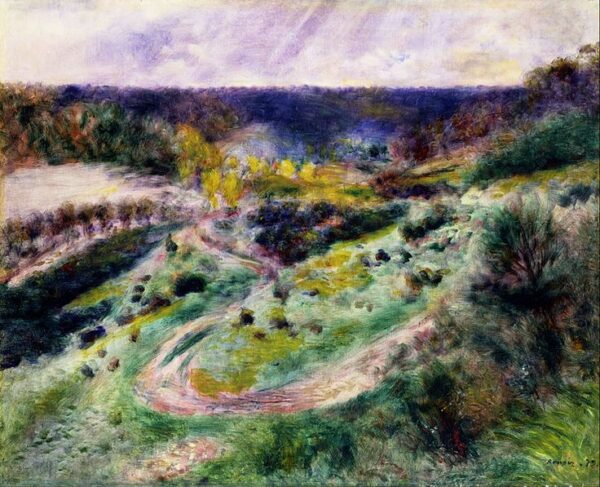 Landschaft in Wargemont – Pierre-Auguste Renoir Pierre-Auguste Renoir 85x75