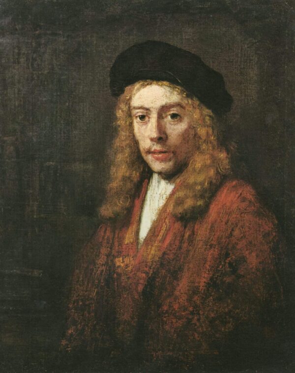 Porträt eines jungen Mannes – Rembrandt van Rijn Rembrandt van Rijn 70x85