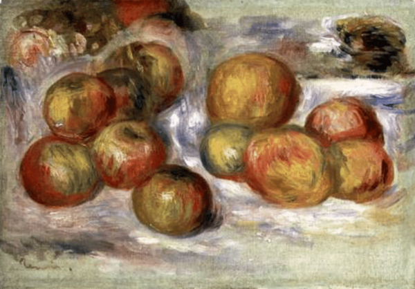 Stillleben mit Apfel – Pierre-Auguste Renoir Pierre-Auguste Renoir 105x70