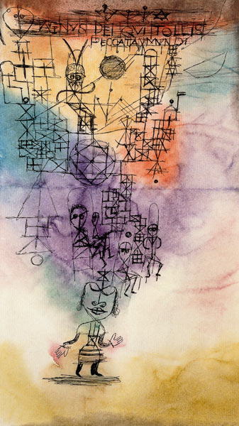 Agnus Dei, der die Sünden der Welt trägt – Paul Klee Paul Klee 70x120