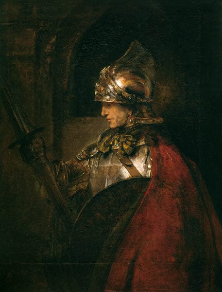 Alexandre der Große Gemälde von Rembrandt – Rembrandt van Rijn Rembrandt van Rijn 70x85