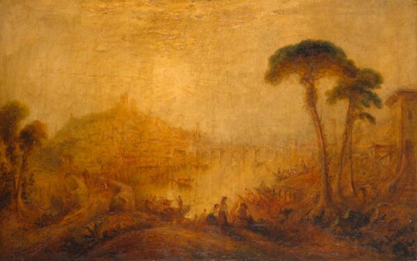 Klassische Landschaft – William Turner J.M.W. Turner 105x70