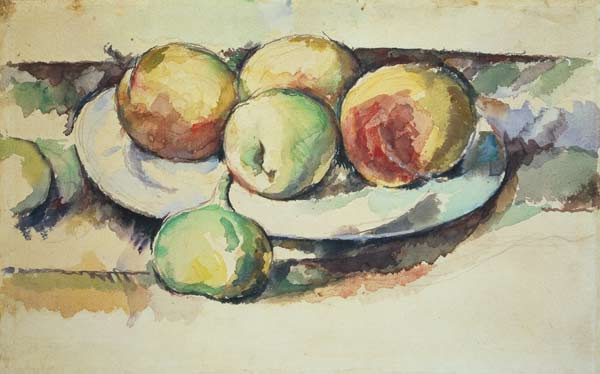 Stillleben mit Pfirsichen und Feigen – Paul Cézanne Paul Cézanne 105x70