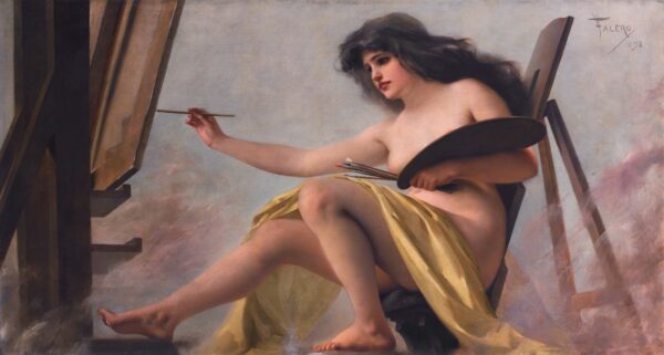 Eine Allegorie der Kunst – Luis Ricardo Falero Luis Ricardo Falero