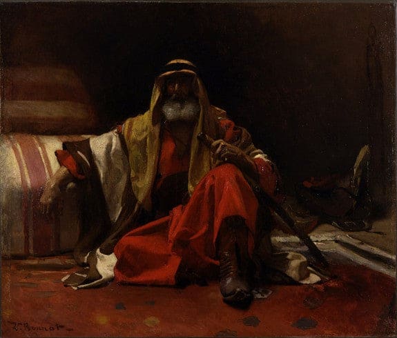 Ein arabischer Scheich – Léon Bonnat Léon Bonnat 85x75