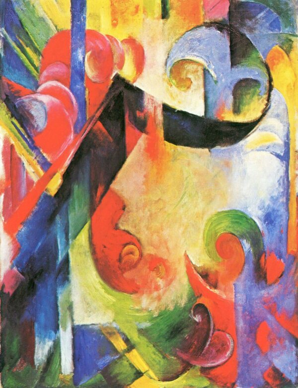 Gebrochene Formen – Franz Marc Franz Marc 70x85