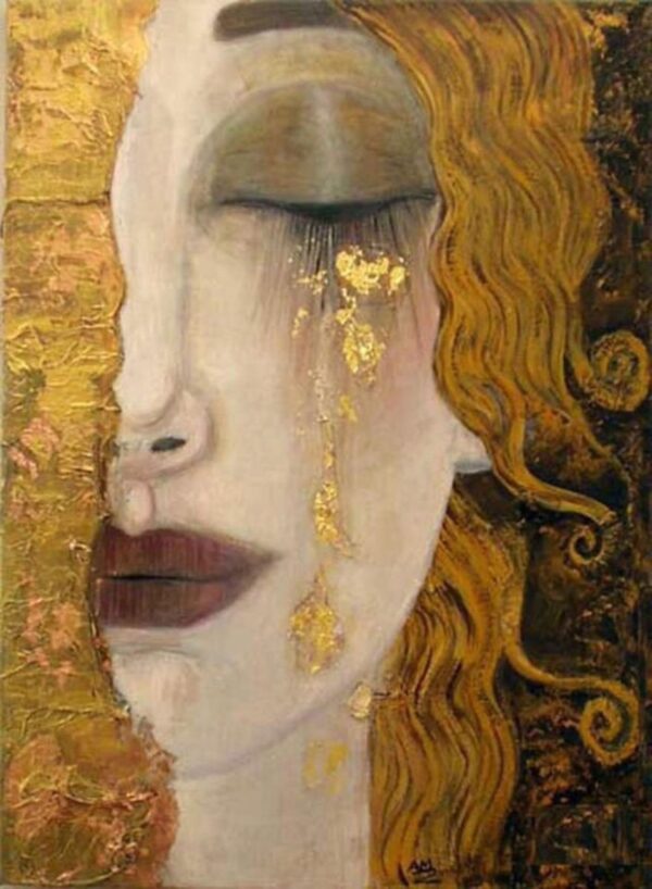 Tränen aus Gold – Gustav Klimt Beliebte Bilder 70x105