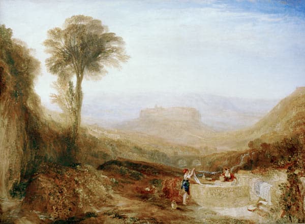 Überblick über Orvieto – William Turner J.M.W. Turner 105x70