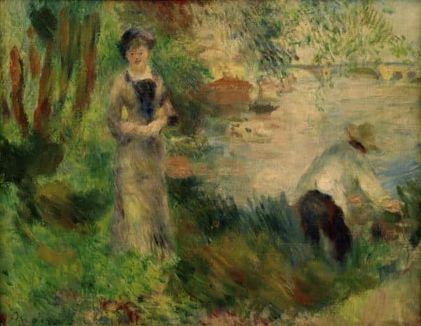 Auf der Insel Chatou – Pierre-Auguste Renoir Pierre-Auguste Renoir 85x75