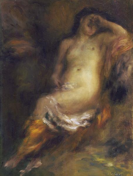 Baigneur, der im Schlaf versunken ist – Pierre-Auguste Renoir Pierre-Auguste Renoir 70x85