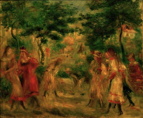 Die Kinder im Garten von Montmartre – Pierre-Auguste Renoir Pierre-Auguste Renoir 85x75