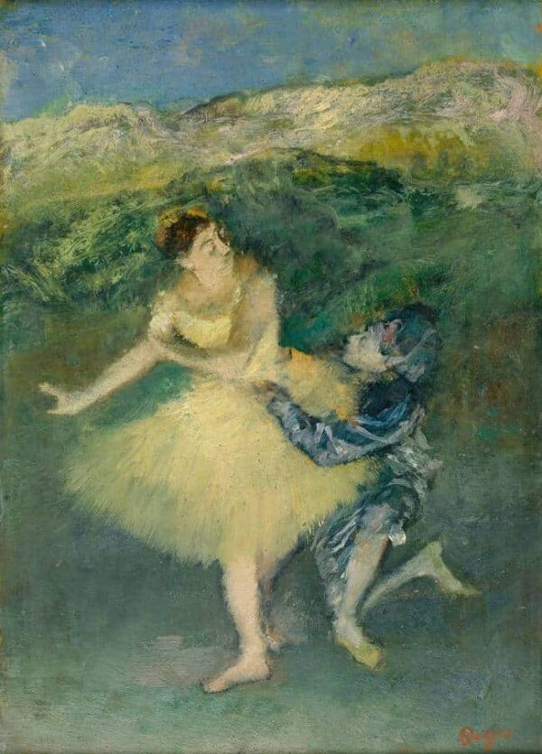 Arlequin und Colombine – Edgar Degas Edgar Degas 70x105