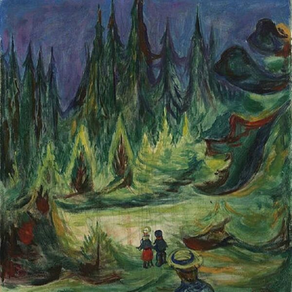 Der verzauberte Wald – Edvard Munch Edvard Munch 70x70