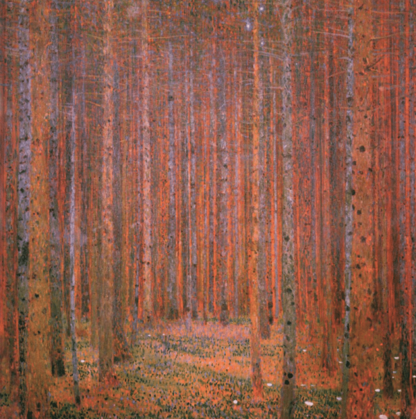 Wald aus Tannen I – Gustav Klimt Gustav Klimt 70x70